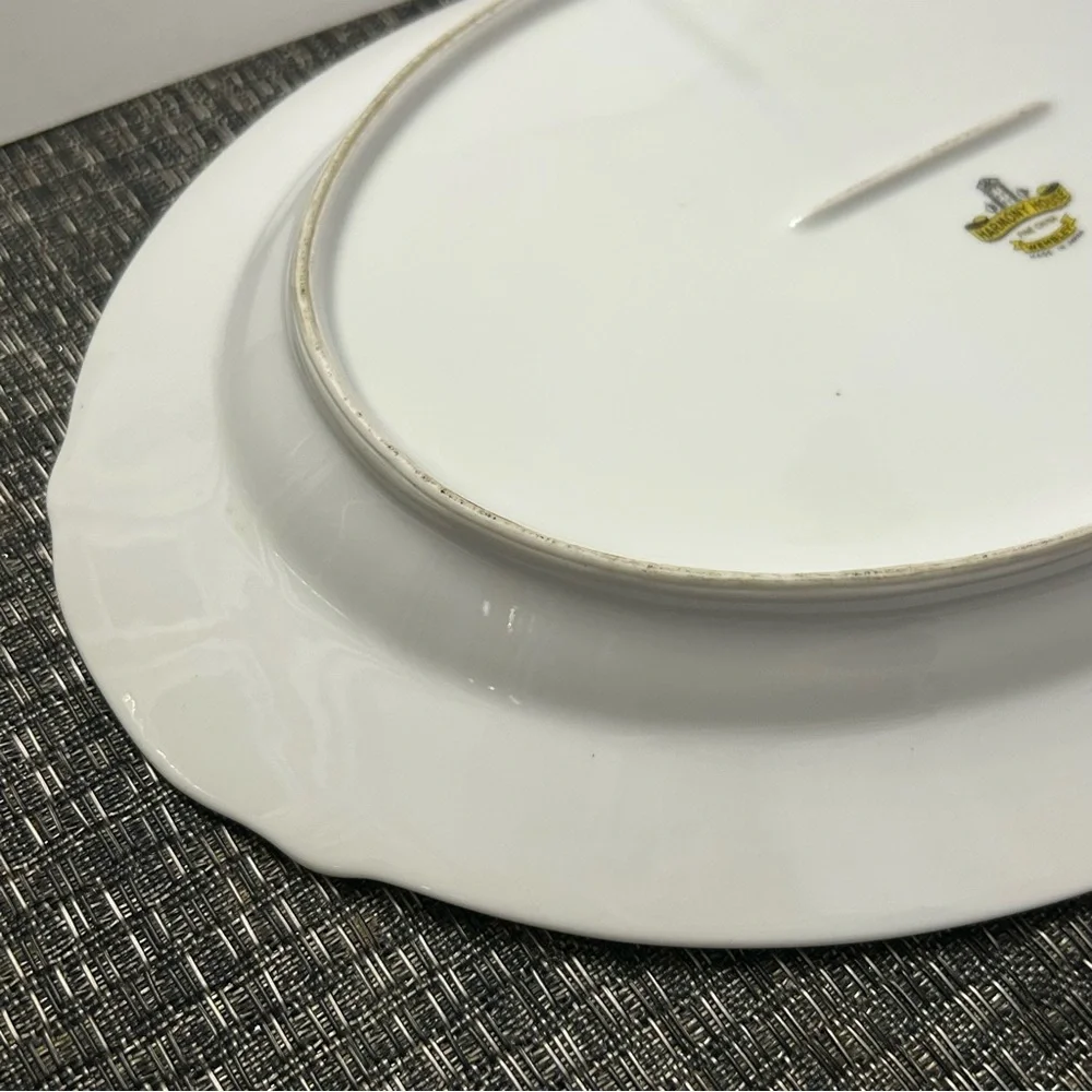 Vintage Plate Harmony House Wembley 14” Floral China Serving Platter Japan
